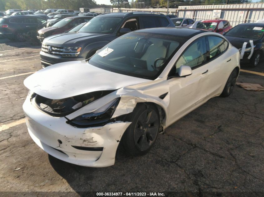 2021 TESLA MODEL 3 STANDARD RANGE PLUS - 5YJ3E1EA6MF019018