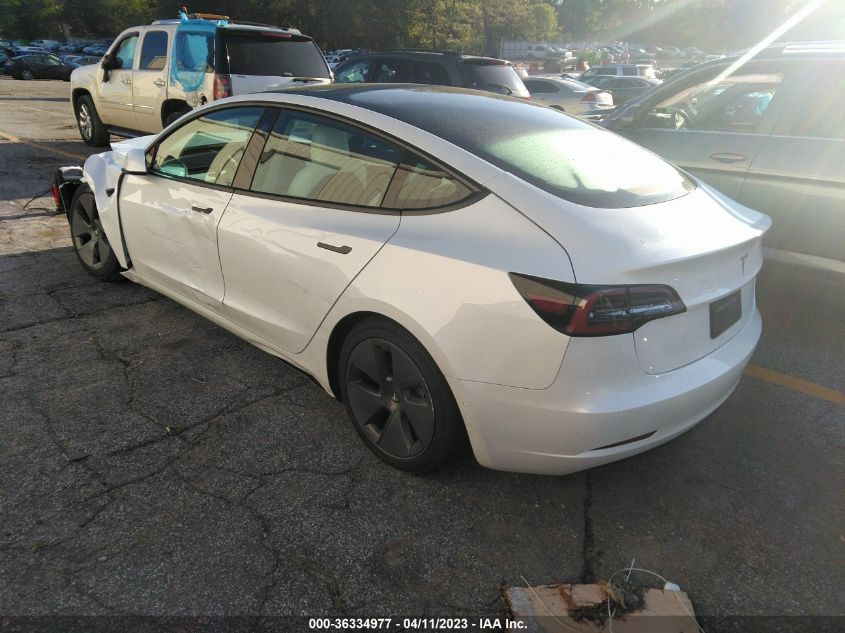 2021 TESLA MODEL 3 STANDARD RANGE PLUS - 5YJ3E1EA6MF019018