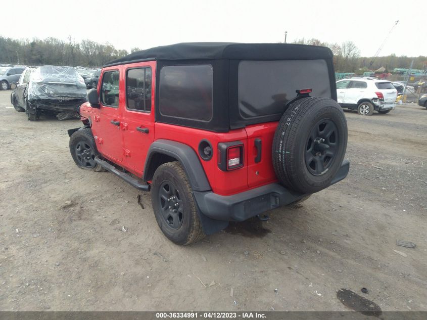 2018 JEEP WRANGLER UNLIMITED SPORT - 1C4HJXDN1JW268083