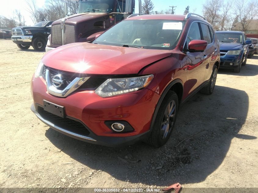 2016 NISSAN ROGUE SL - KNMAT2MV5GP734468