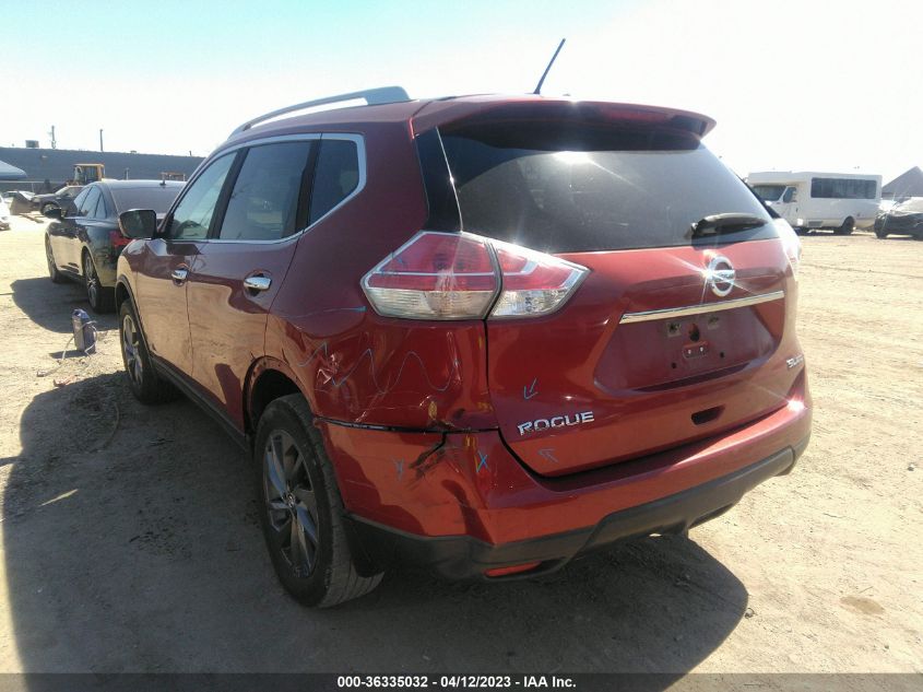 2016 NISSAN ROGUE SL - KNMAT2MV5GP734468