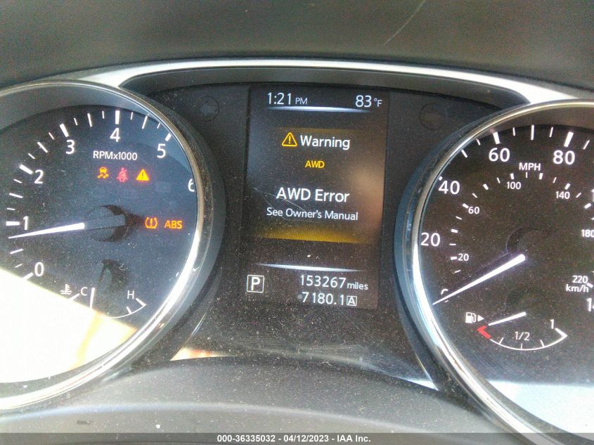 2016 NISSAN ROGUE SL - KNMAT2MV5GP734468