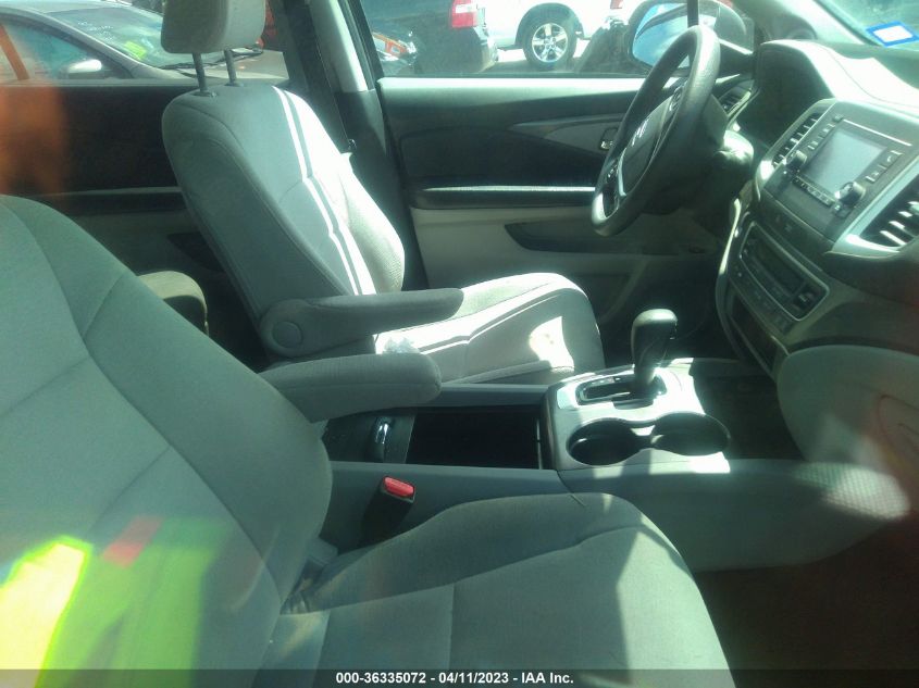2016 HONDA PILOT LX - 5FNYF5H17GB019636