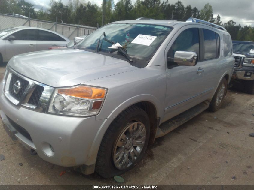 2015 NISSAN ARMADA PLATINUM - 5N1BA0NFXFN619621