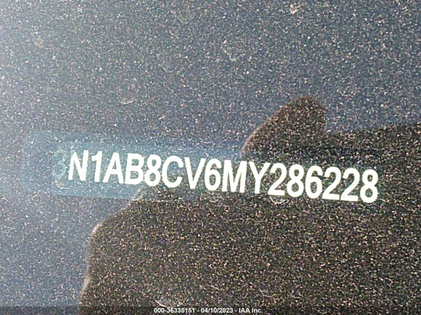 2021 NISSAN SENTRA SV - 3N1AB8CV6MY286228