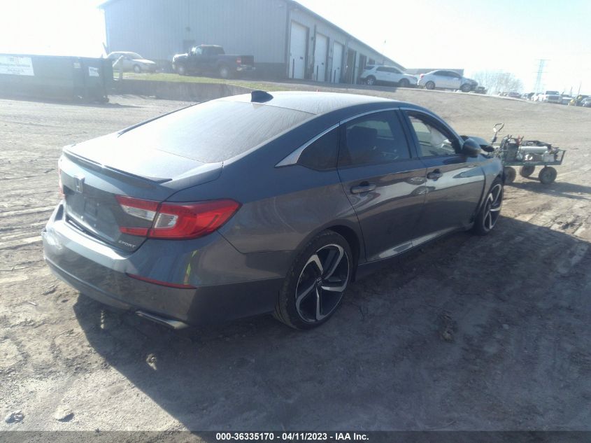 2020 HONDA ACCORD SEDAN SPORT - 1HGCV1F34LA087536