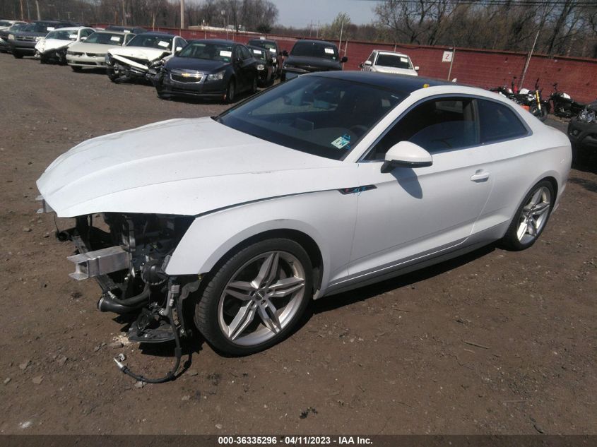 2019 AUDI A5 COUPE PREMIUM PLUS WAUTNAF56KA015653