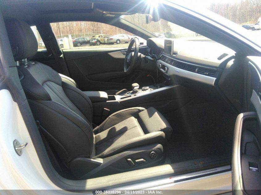 2019 AUDI A5 COUPE PREMIUM PLUS WAUTNAF56KA015653