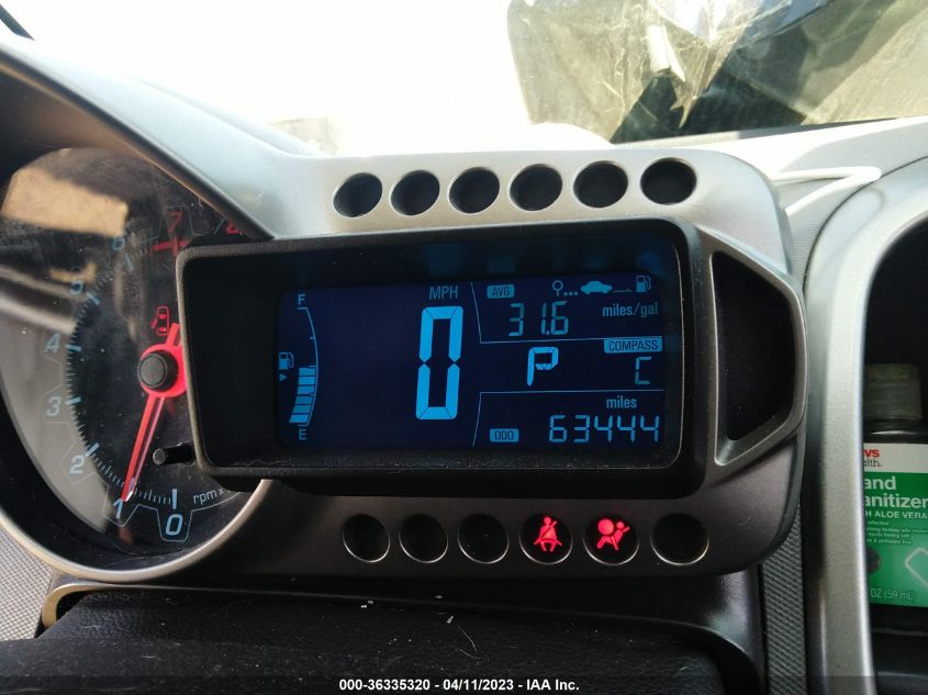 2016 CHEVROLET SONIC LT - 1G1JC5SG7G4125379