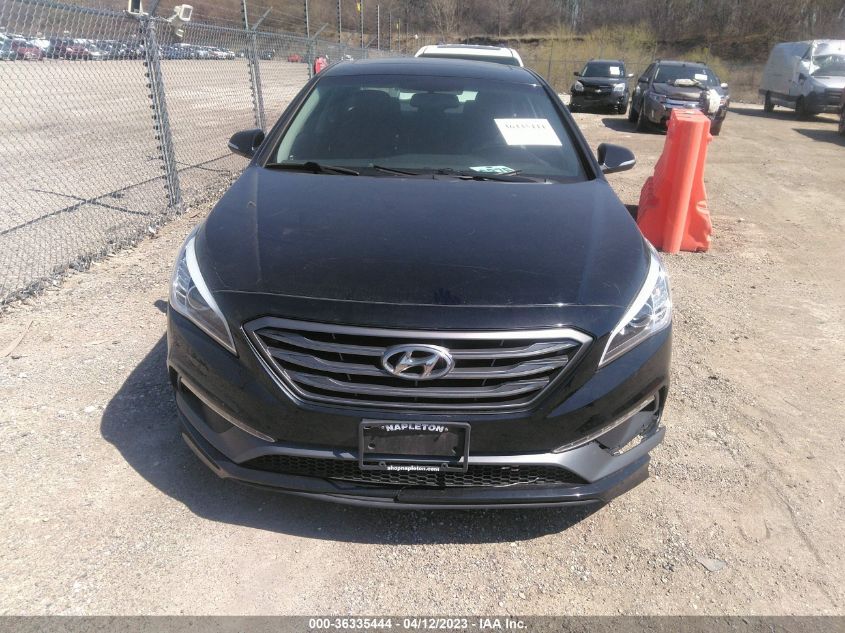 2016 HYUNDAI SONATA 2.4L SPORT - 5NPE34AF4GH408523