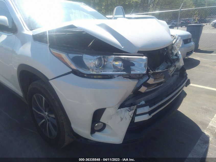 2019 TOYOTA HIGHLANDER SE/XLE - 5TDKZRFH1KS565146