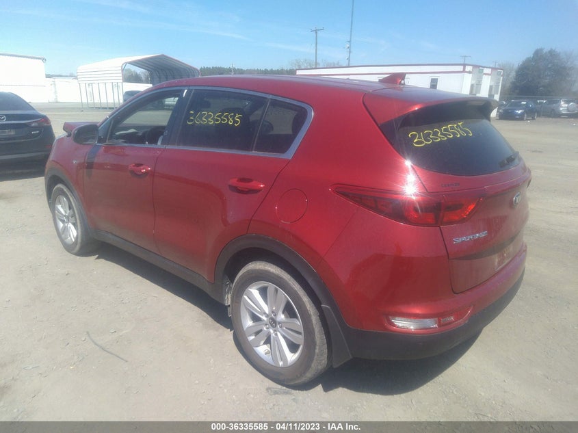 VIN KNDPMCAC4K7600320 2019 KIA SPORTAGE LX