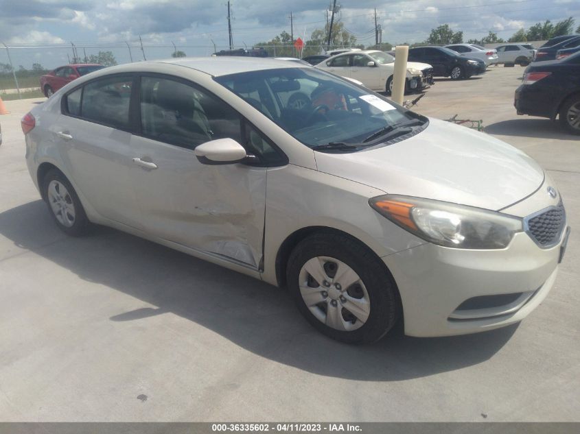 2014 KIA FORTE LX - KNAFK4A68E5130288