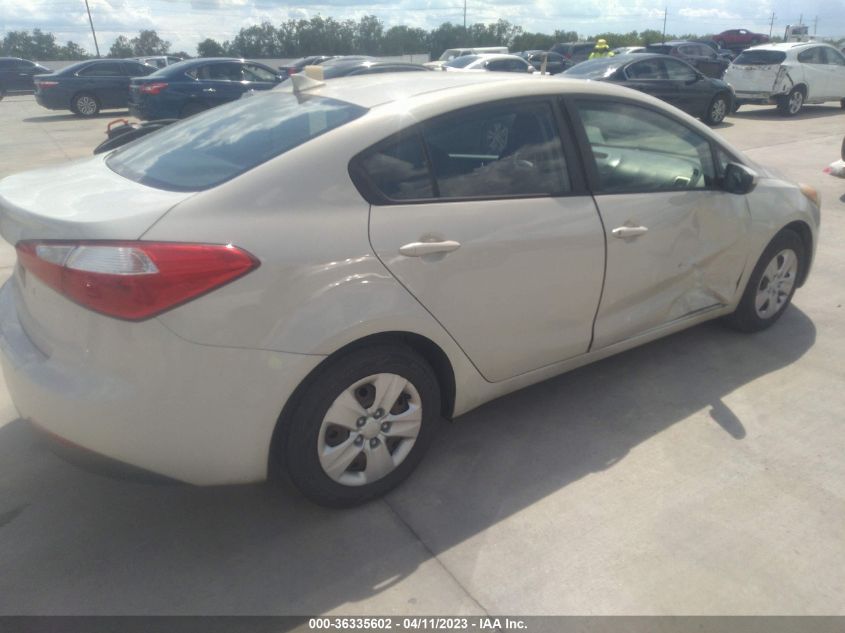 2014 KIA FORTE LX - KNAFK4A68E5130288