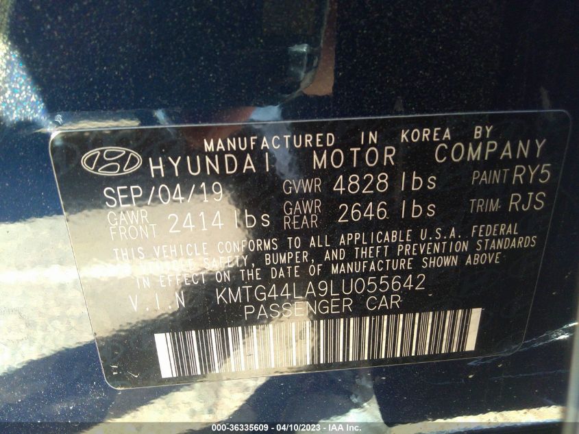 2020 GENESIS G70 2.0T - KMTG44LA9LU055642