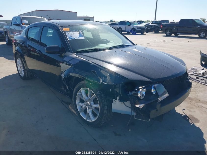 2013 DODGE AVENGER R/T - 1C3CDZBG7DN617859