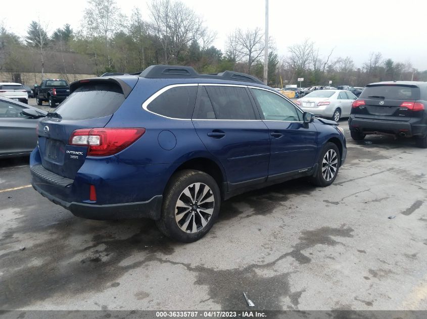 2015 SUBARU OUTBACK 3.6R LIMITED - 4S4BSENC9F3307415