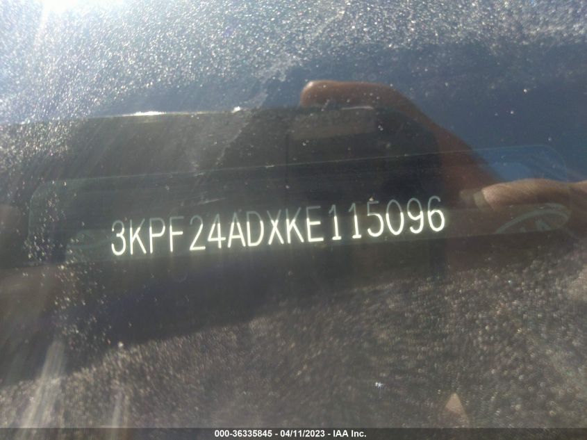 2019 KIA FORTE LXS - 3KPF24ADXKE115096