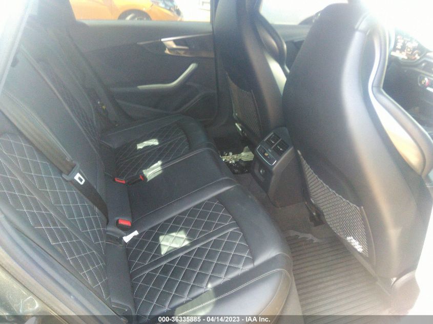 2018 AUDI S4 PREMIUM PLUS - WAUB4AF41JA132481