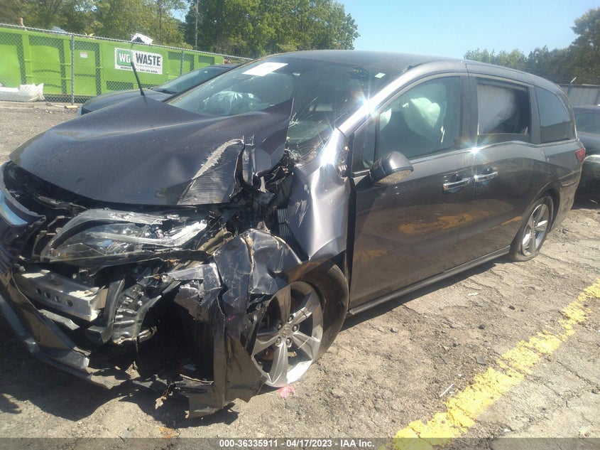 VIN 5FNRL6H59JB053008 2018 HONDA ODYSSEY EX