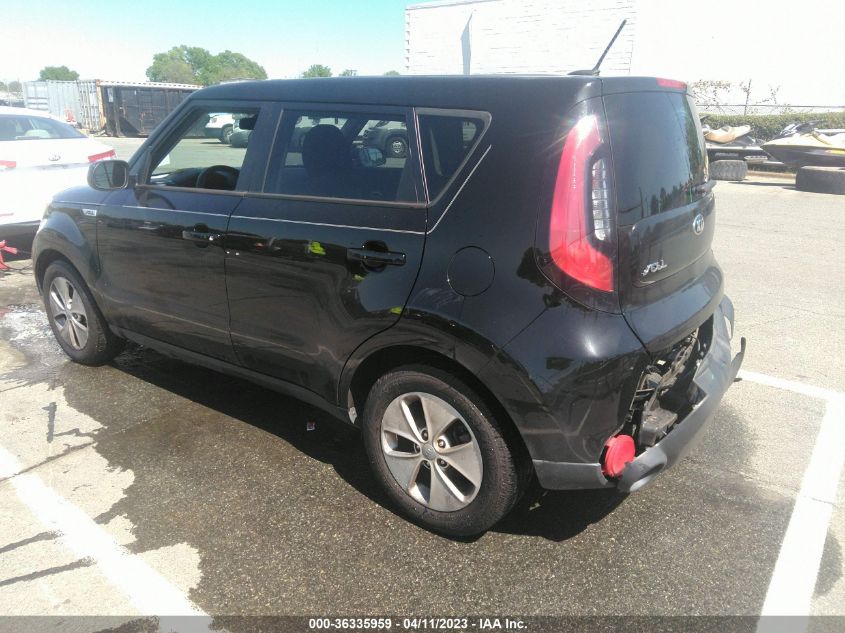2015 KIA SOUL BASE - KNDJN2A28F7814978