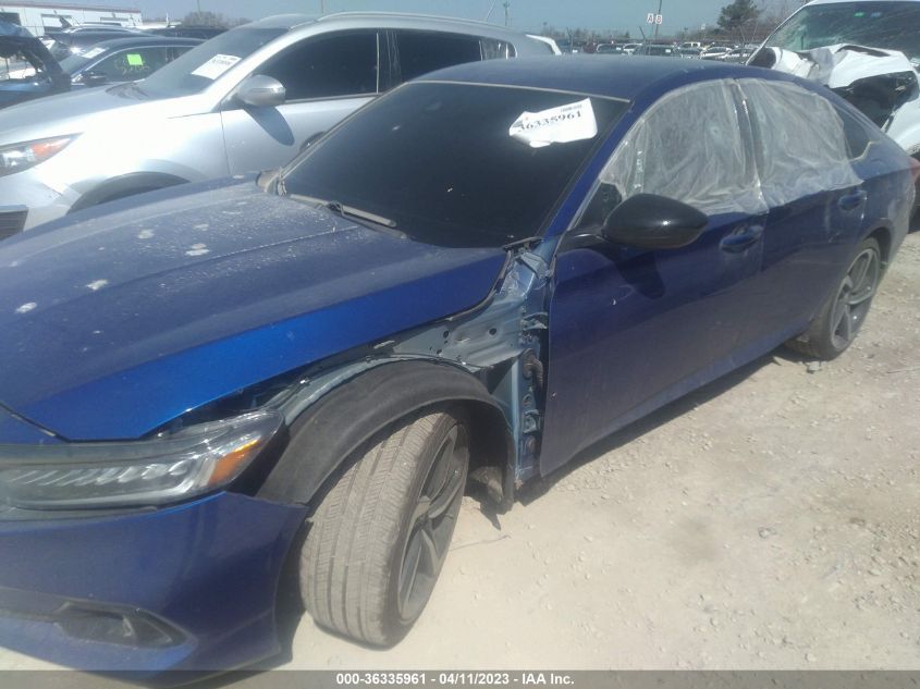 2022 HONDA ACCORD SEDAN SPORT SE - 1HGCV1F42NA093508