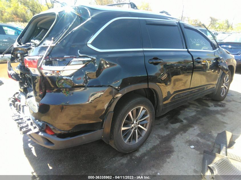 2017 TOYOTA HIGHLANDER XLE/SE - 5TDJZRFH8HS413000