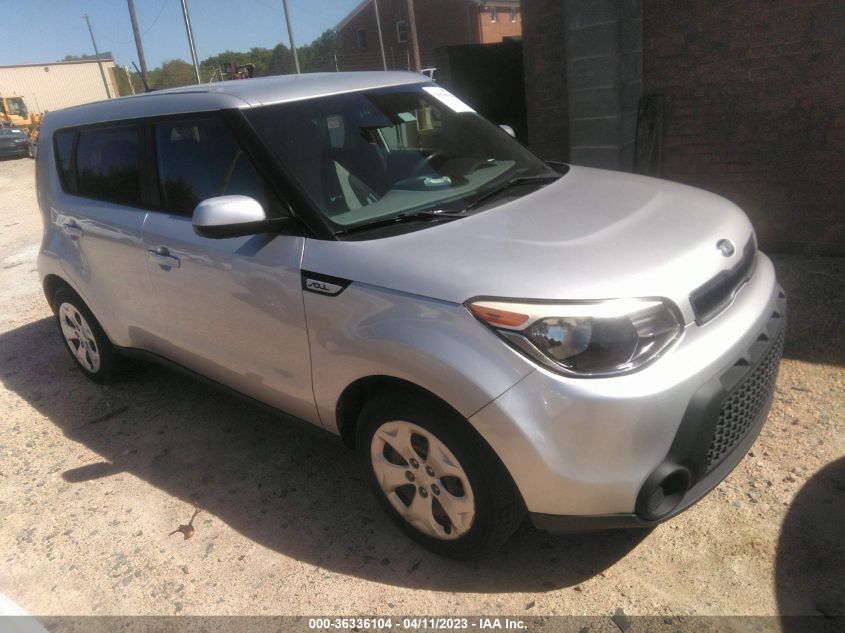 2015 KIA SOUL BASE - KNDJN2A23F7814404