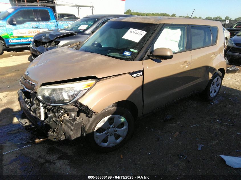 2015 KIA SOUL BASE - KNDJN2A20F7219607