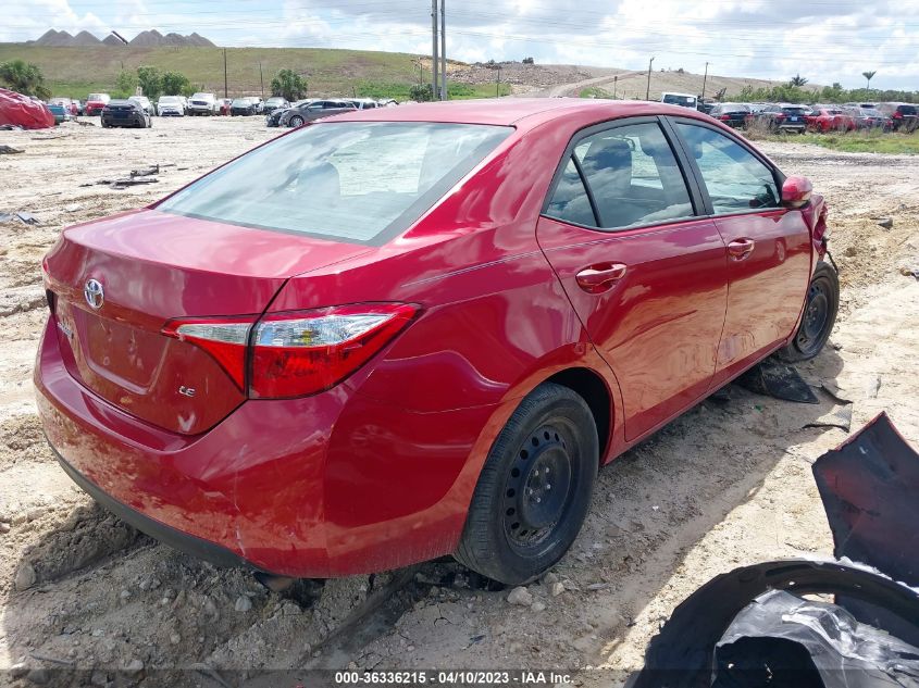 2014 TOYOTA COROLLA L/LE/S/S PLUS/LE PLUS - 2T1BURHE2EC055094