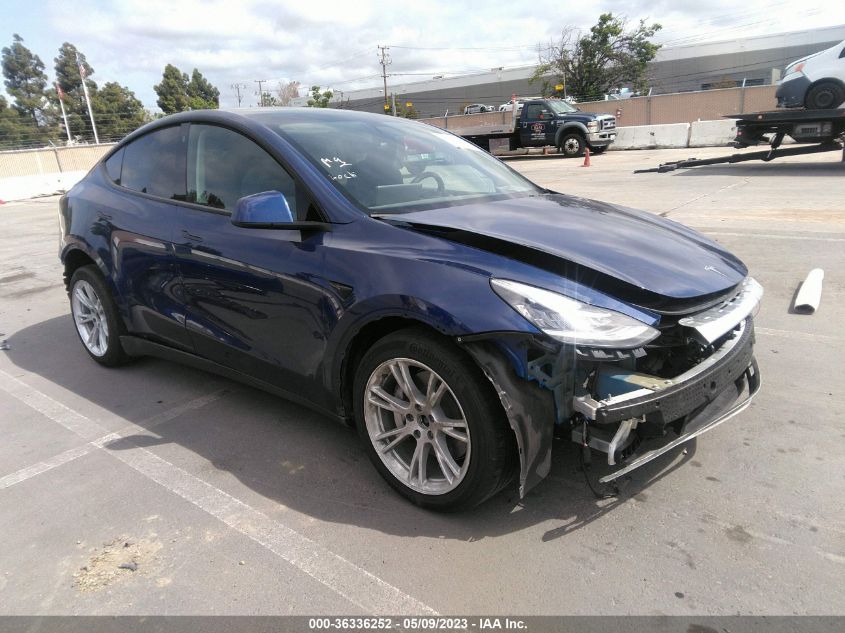 2021 TESLA MODEL Y LONG RANGE - 5YJYGDEE4MF222929