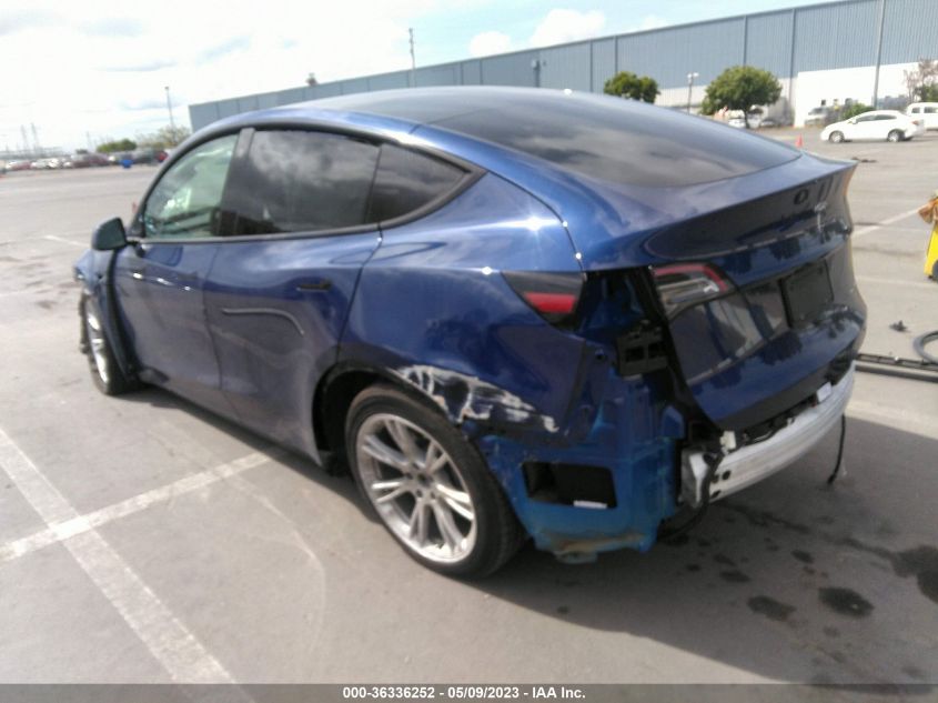 2021 TESLA MODEL Y LONG RANGE - 5YJYGDEE4MF222929