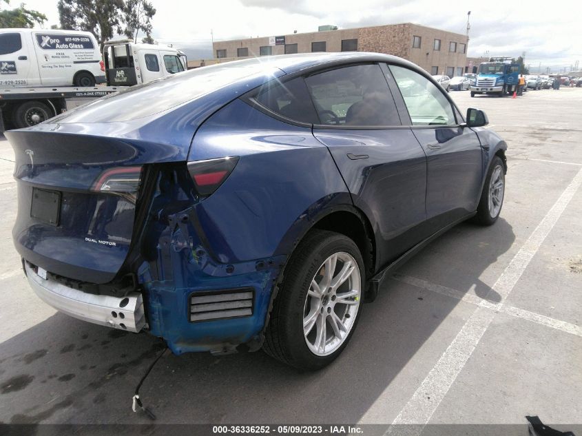 2021 TESLA MODEL Y LONG RANGE - 5YJYGDEE4MF222929
