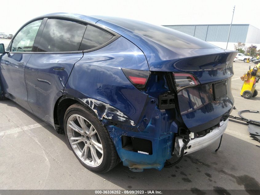 2021 TESLA MODEL Y LONG RANGE - 5YJYGDEE4MF222929