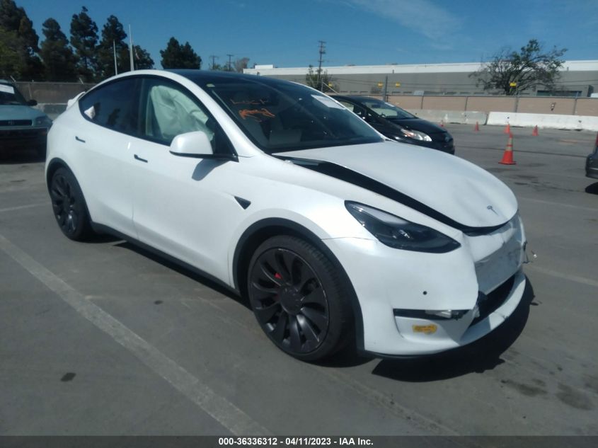 2021 TESLA MODEL Y PERFORMANCE - 5YJYGDEF9MF215810