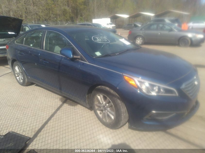 2017 HYUNDAI SONATA 2.4L - 5NPE24AFXHH588885