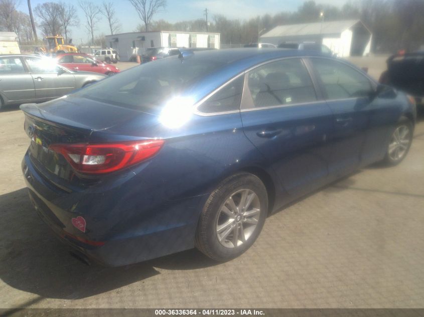 2017 HYUNDAI SONATA 2.4L - 5NPE24AFXHH588885