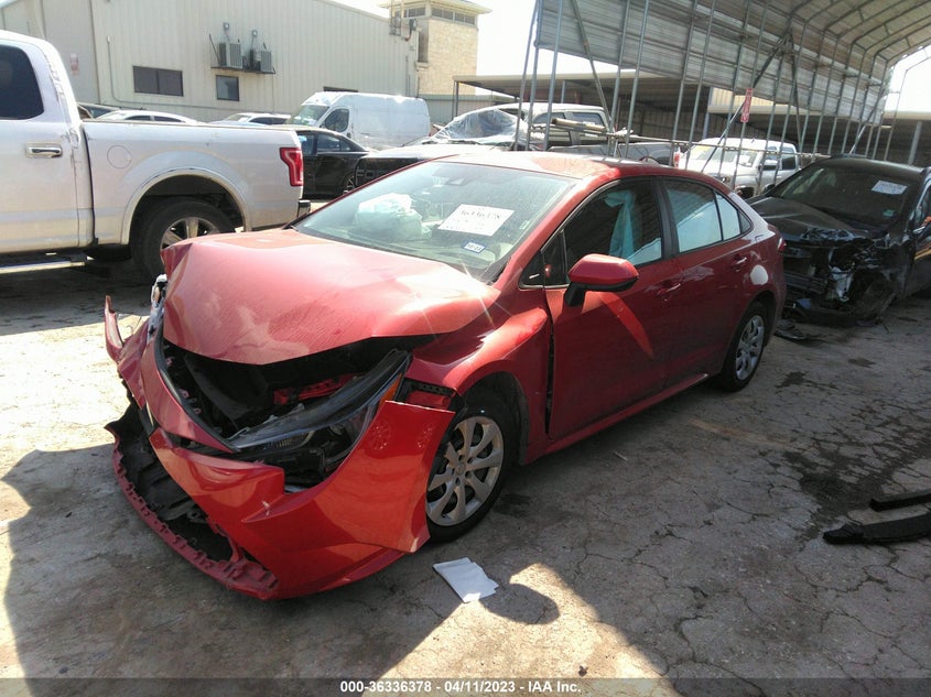 VIN 5YFEPMAE6MP231757 2021 TOYOTA COROLLA LE