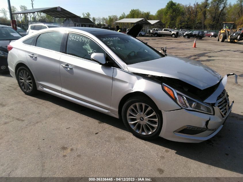 2015 HYUNDAI SONATA 2.4L LIMITED - 5NPE34AF7FH053748