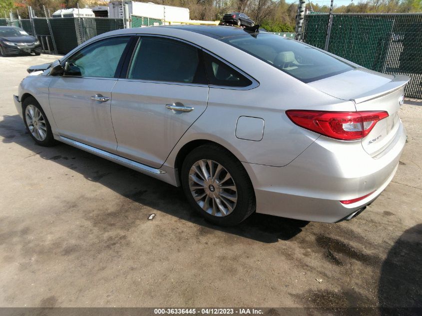 2015 HYUNDAI SONATA 2.4L LIMITED - 5NPE34AF7FH053748