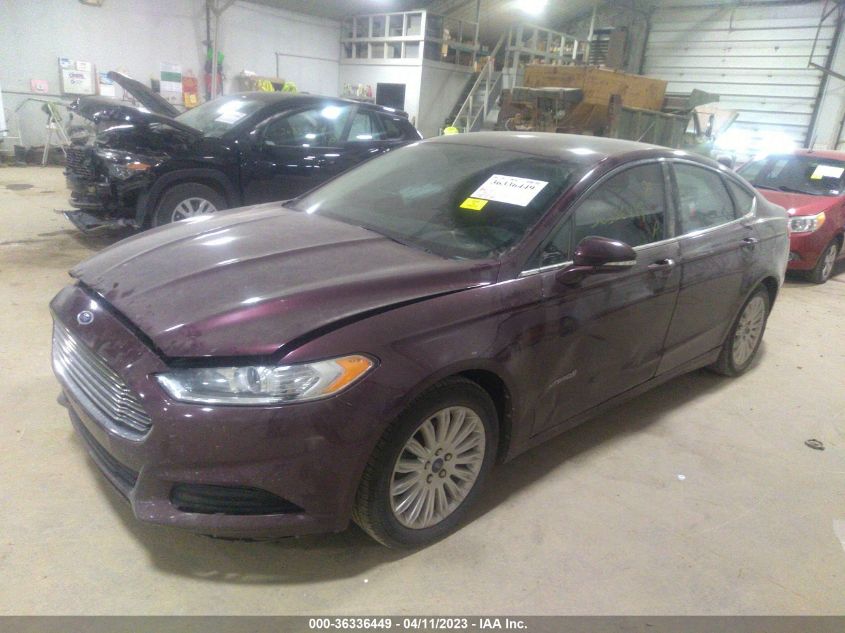 2013 FORD FUSION SE HYBRID - 3FA6P0LU3DR207174