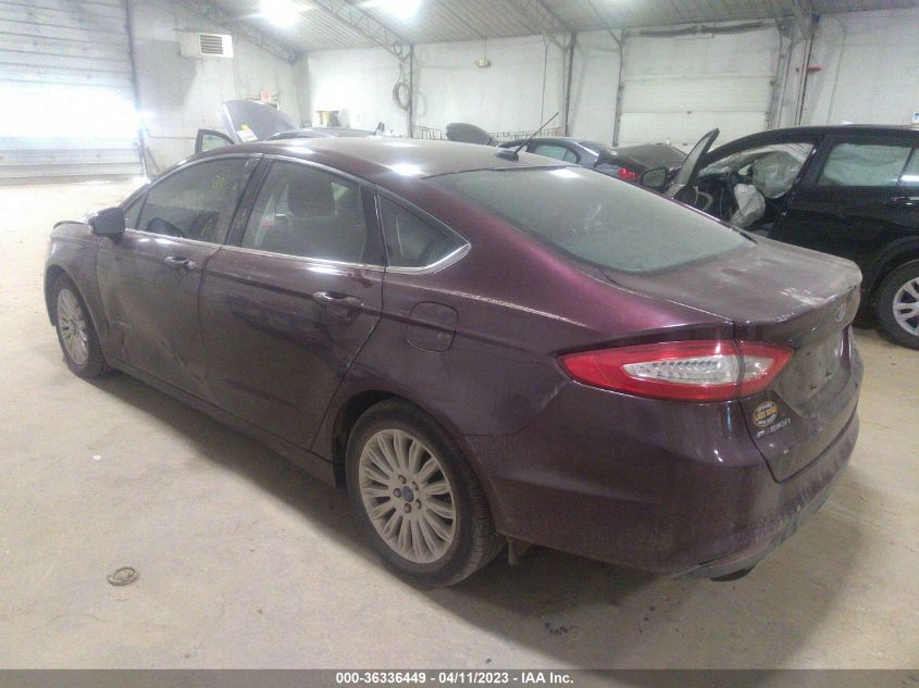 2013 FORD FUSION SE HYBRID - 3FA6P0LU3DR207174