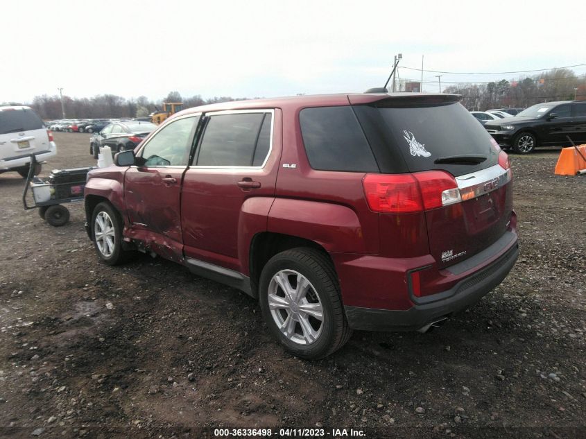2017 GMC TERRAIN SLE - 2GKFLSEK6H6136311