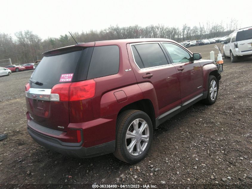2017 GMC TERRAIN SLE - 2GKFLSEK6H6136311