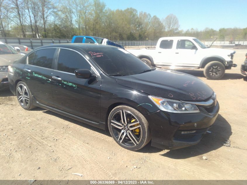 2017 HONDA ACCORD SEDAN SPORT SE - 1HGCR2F11HA266617