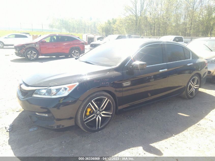 2017 HONDA ACCORD SEDAN SPORT SE - 1HGCR2F11HA266617