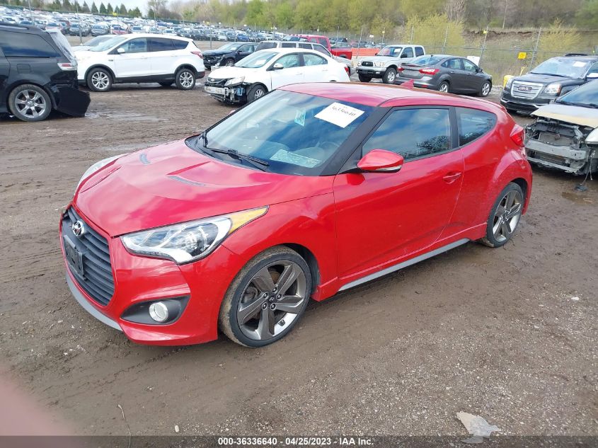 2015 HYUNDAI VELOSTER TURBO - KMHTC6AE6FU234318