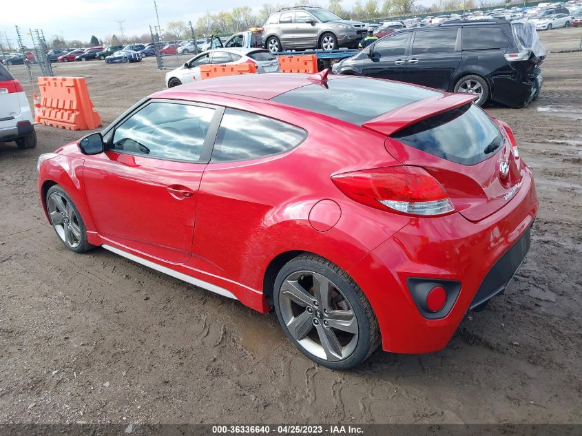 2015 HYUNDAI VELOSTER TURBO - KMHTC6AE6FU234318