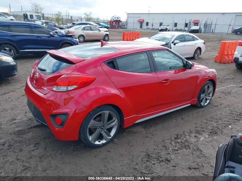 2015 HYUNDAI VELOSTER TURBO - KMHTC6AE6FU234318