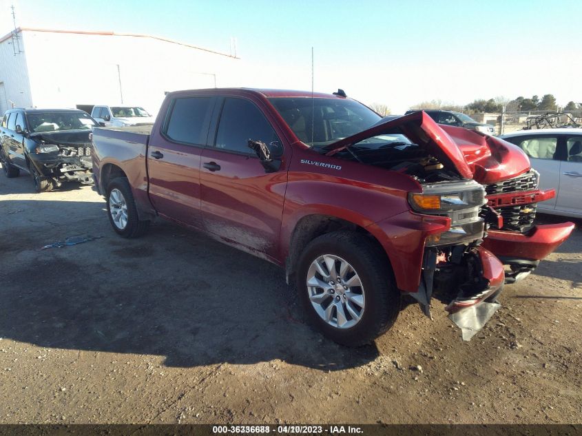 2021 CHEVROLET SILVERADO 1500 CUSTOM - 1GCPWBEK9MZ410428
